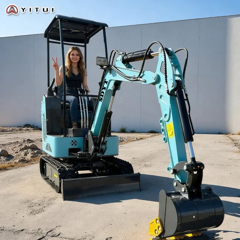 

2.5 Ton Mini Excavator Wooden Box Shipped Customized Kubota Engine Multifunctional Hydraulic Digger For Home