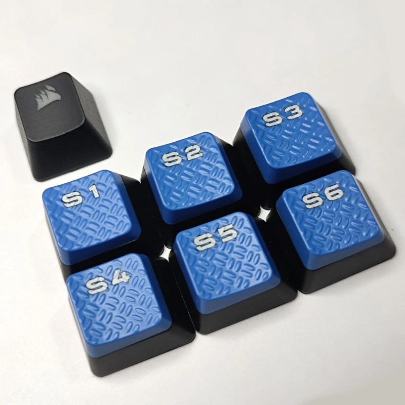 6 Buah Tutup Tombol Makro S1S2S3S4S5S6 untuk K95 RGB Keyboard DIY untuk