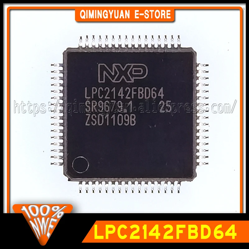 1 ~ 20 PÇS/LOTE LPC2142FBD64 QFP64 ARM7 microcontroladores de 16/32 bits (MCUs) 100% novo estoque local
