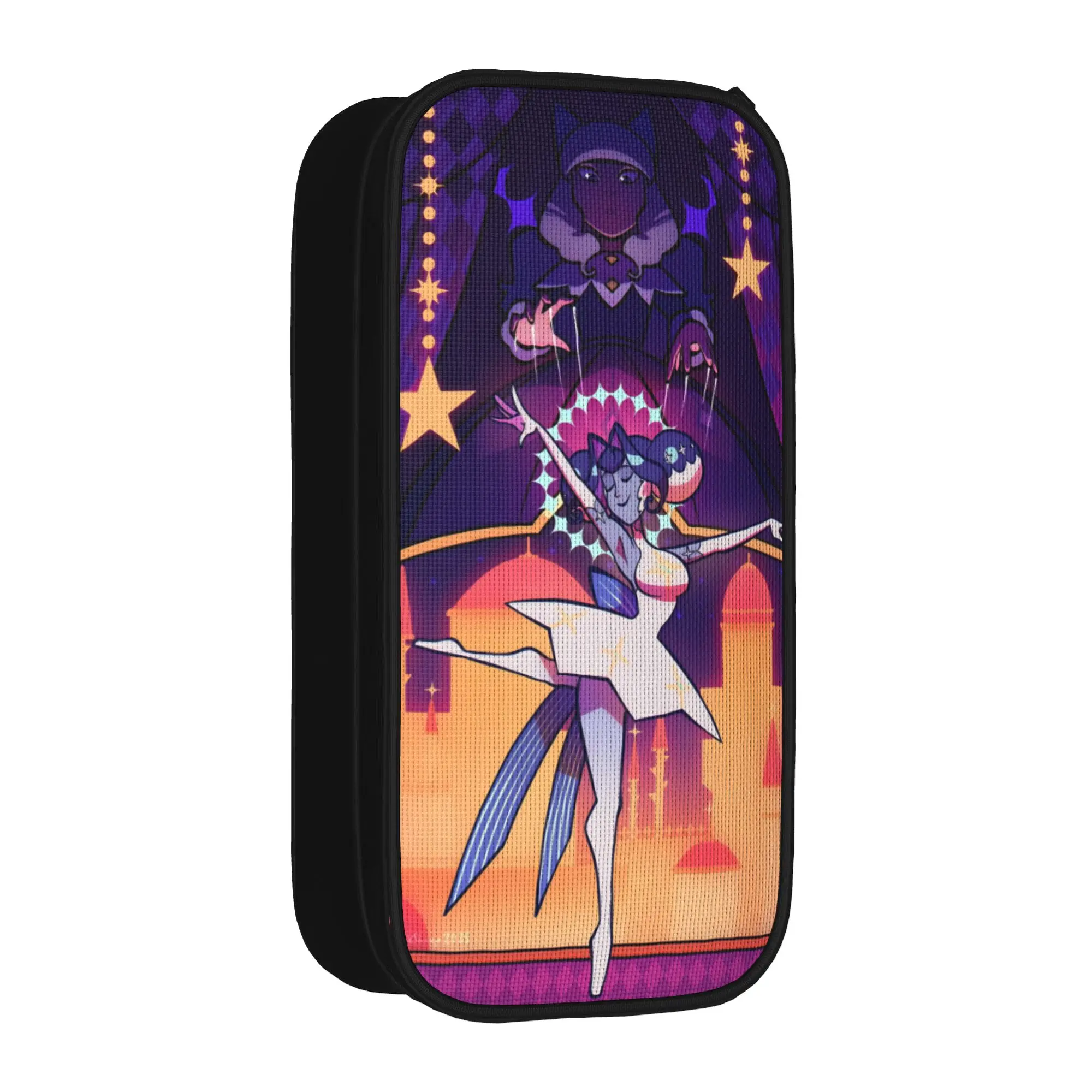 k-knights-of-guinevere-caixa-de-canetas-de-camada-dupla-grande-capacidade-material-de-escritorio-presente-surpresa