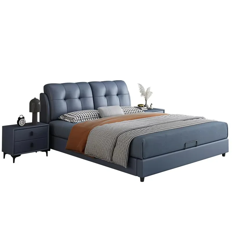 

Low Profile Elegant Double Bed Wood Modern Pretty Luxury King Full Size Bed Frame Twin House Camas De Dormitorio Furniture Home