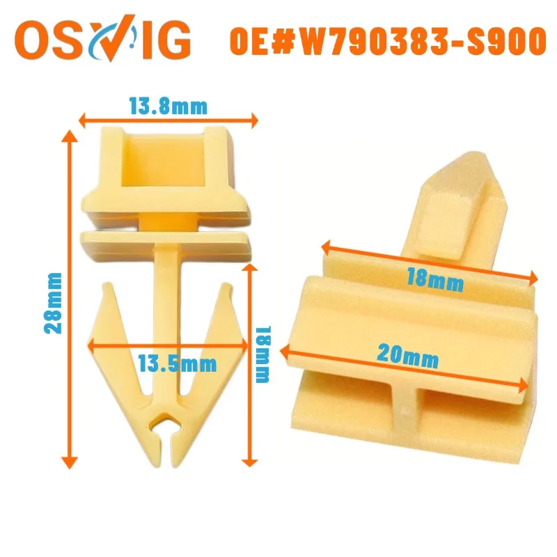 

20PCS OE#W790383-S900 W790383S900 Applicable to Ford front wheel arch fixing buckle