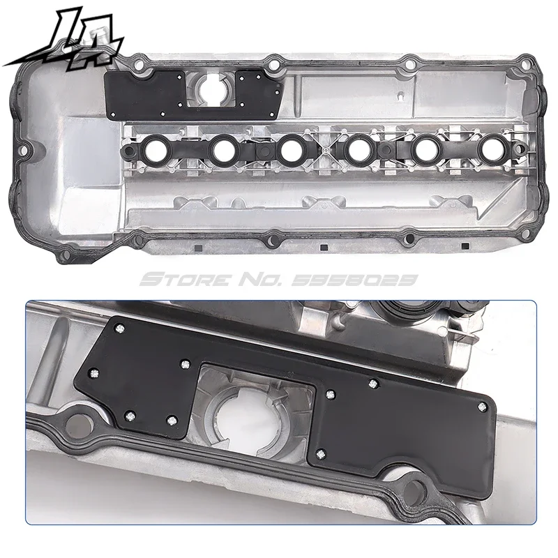 Tutup Katup 11121432928 untuk BMW Seri 3/5/X5/Z3 323i 325i 328i 330i 525i 528i 530i Cocok untuk Mesin M52 2.5L/2.8L & M54 2.5L/3.0L