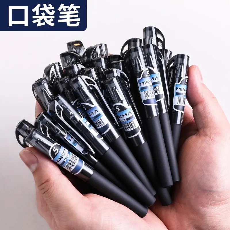 Pocket Pen Short Mini Gel Pen Portable Short Pen small size Quick-drying Sign Pen 0.5mm Pocket Pen Glass pen Glass fountain pen