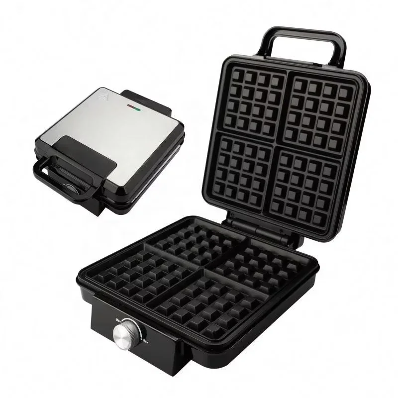 

New stainless steel 4-piece waffle machine