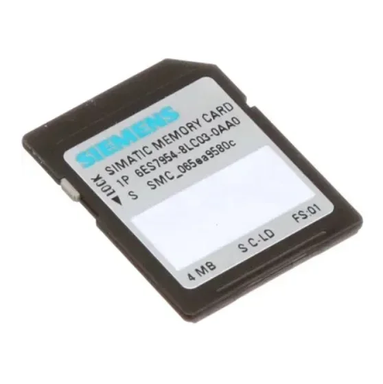 In Stock Original New  6ES79548LC030AA0 S7 memory card for S7-1x 00 CPU/SINAMICS 3V Flash 4MB Good Price