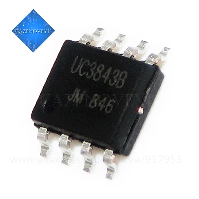 40pcs = 4 kinds * 10pcs UC3842 UC3843 UC3844 UC3845 SOP-8 Each 10pcs kit  In Stock