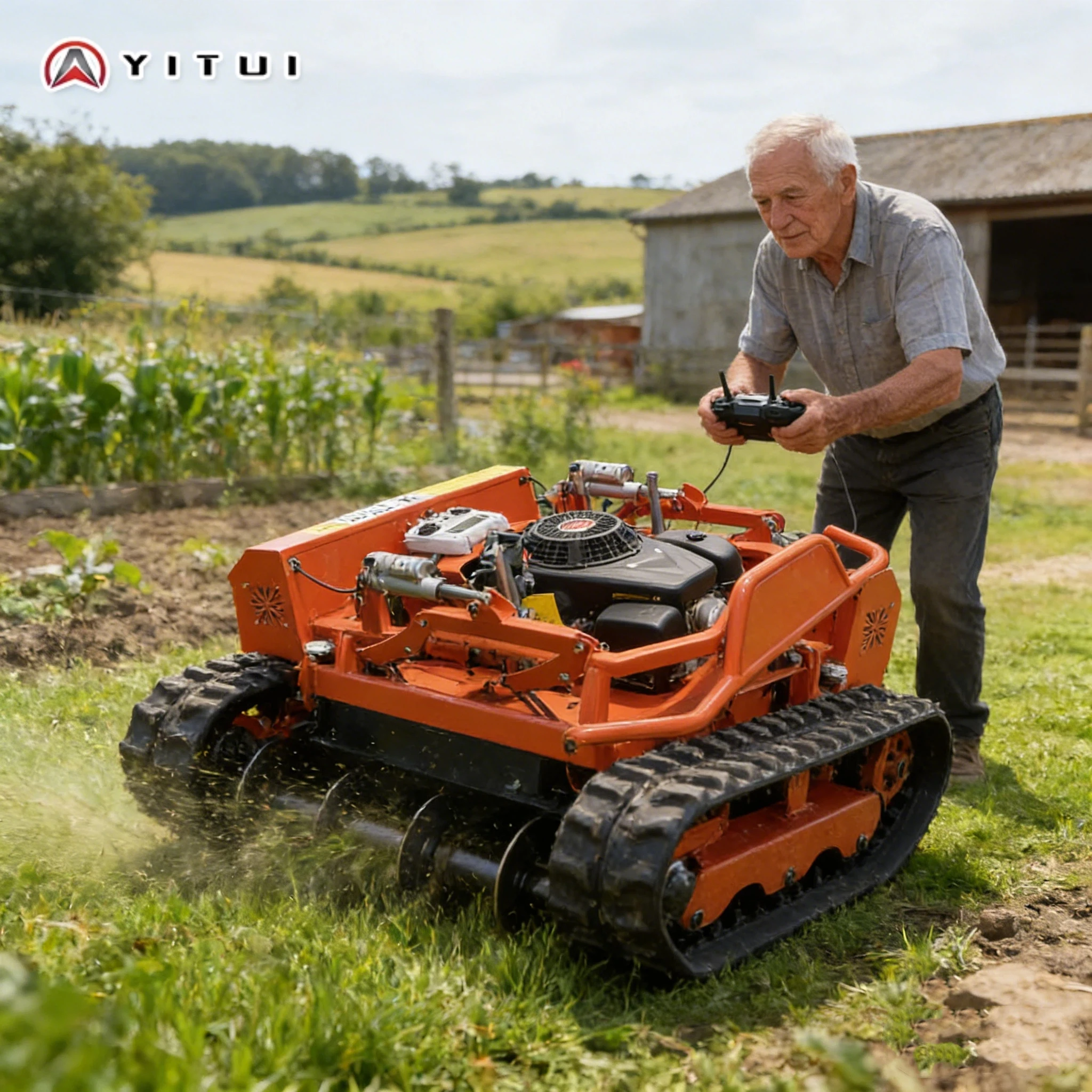 

Customized Powerful Engine Low Noise Lawn Mower High Efficiency Durable Reliable Fast Operating Speed High