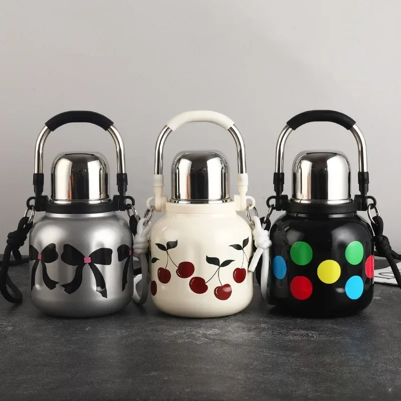 Food Grade 316 Stainless Steel Insulated Cup Children's High Appearance Student Water Cup Large Capacity Insulated Kettle