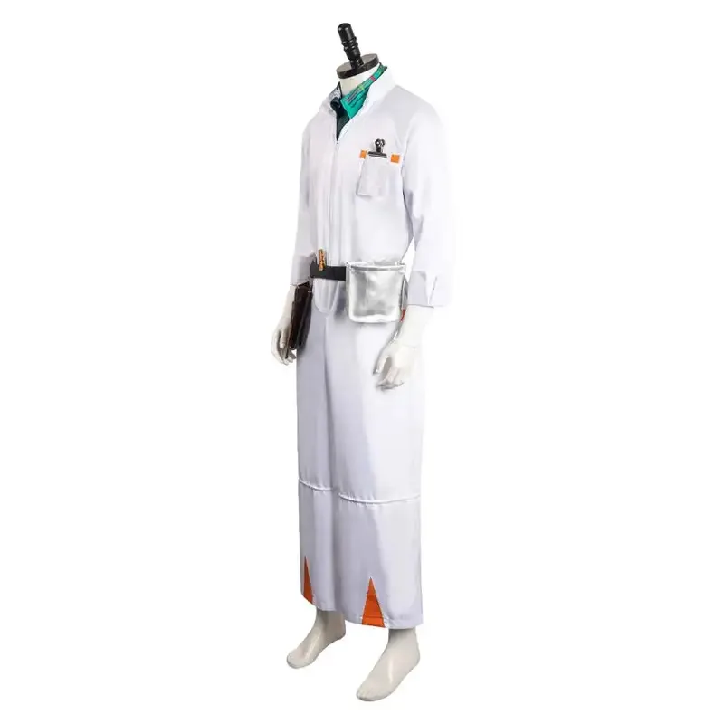 

COSda@Doc Brown Jumpsuit Shirt Male Cosplay Costume T-Shirt Full Set Halloween Carnival Disguise Men Adult SuitCOSda@