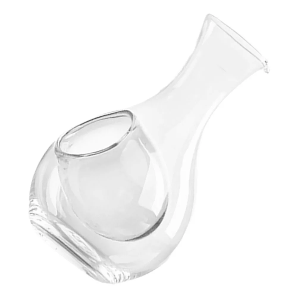 

Wine Decanter Crystal Whiskey Bottle Ice Compartment Wear Resistant Smooth Surface Decorative Liquor Decanter