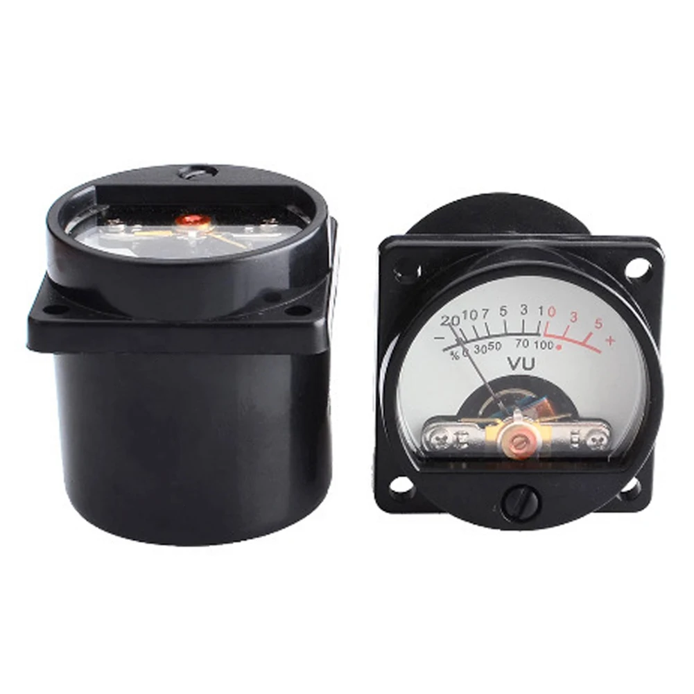 500μA レベルメーター 6V-12V パネル VU メーターウォームバックライト録音 VU パネルメーター VU メーターオーディオレベルアンプメーター 1-3 個