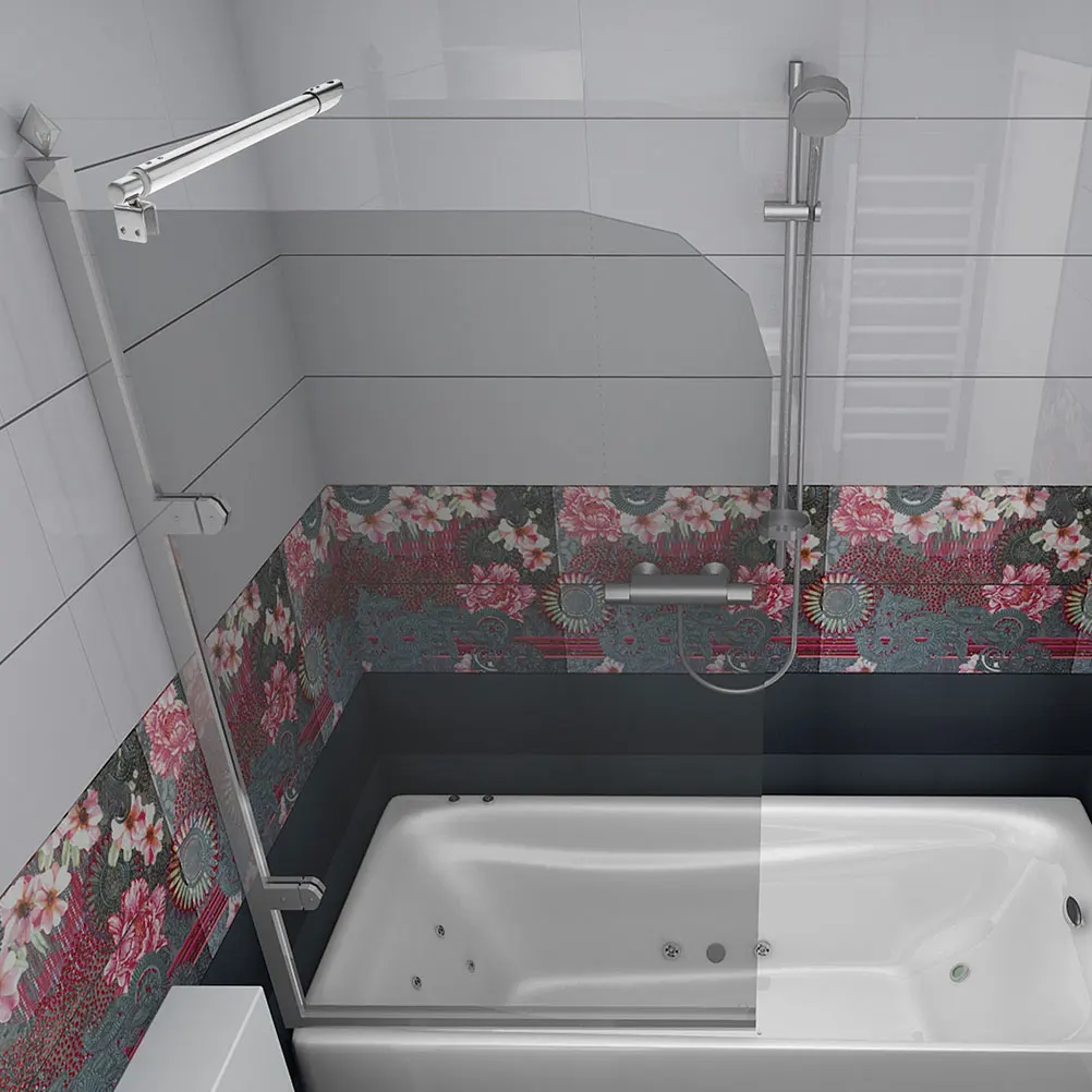 

Stainless Steel Support Rod for Shower Door Glass Panel Hardware Bracket Frameless Parts Replacement Mounting Brackets 304