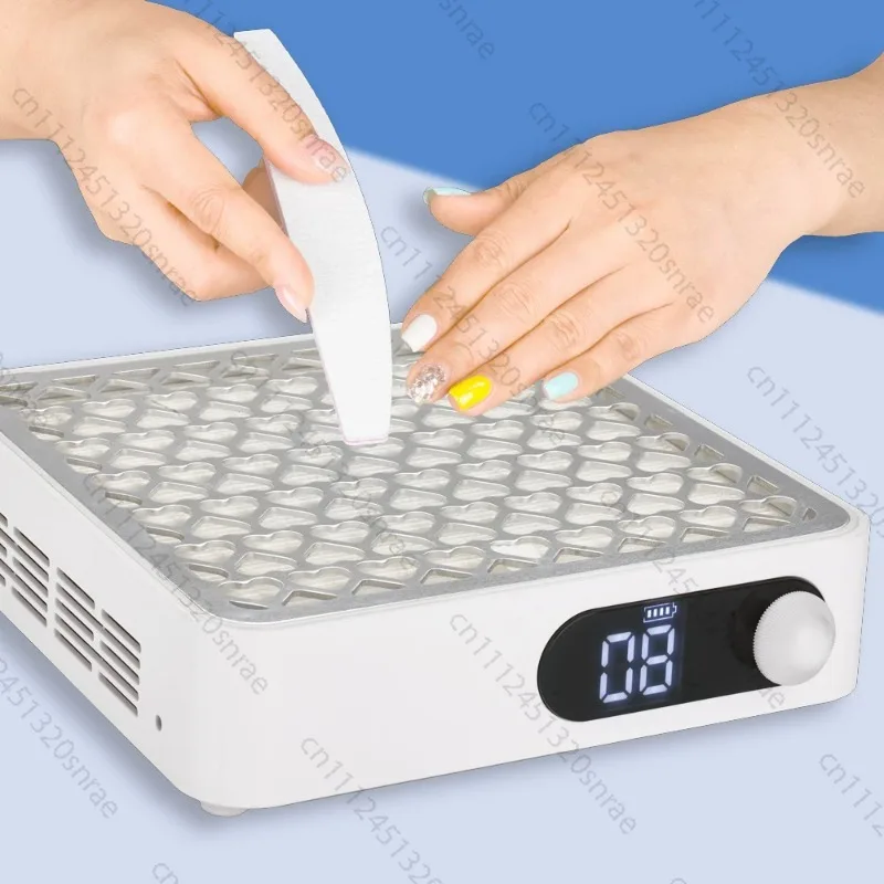 Nail Art Vacuum Cleaner, Desktop Plug-in, Professional Nail Dust Machine, Brushless Motor, Special Tools for Nail Salons