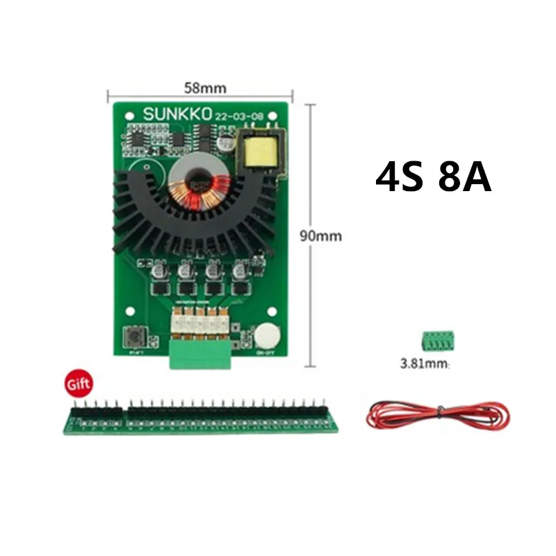 Stabilizator/aktywny korektor do akumulatorów litowych/Lifepo4, 5A 8A 12A 4-24S 13S 16S