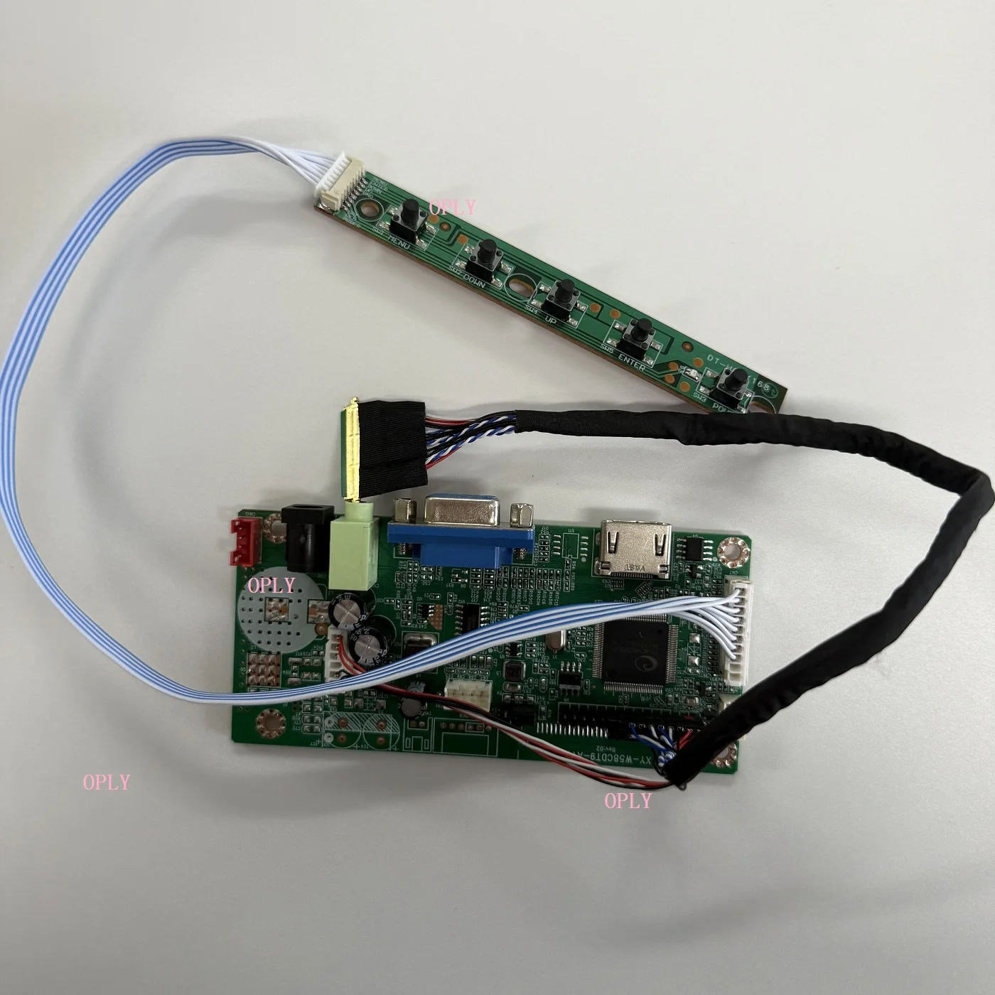 

Controller board for HB140WX1-100 HB140WX1-200 HB140WX1-300 HB140WX1 1366X768 14" LED panel DIY HDMI-Compatible VGA Audio kit