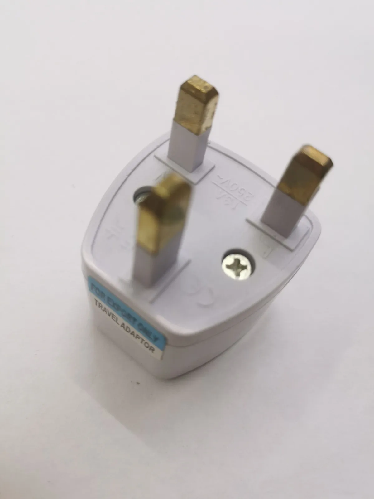 Compact Travel Adaptor Uk Plug Export Only Portable Charger Converter White Wall Adapter Global Trip Practical Accessory 2026 T1