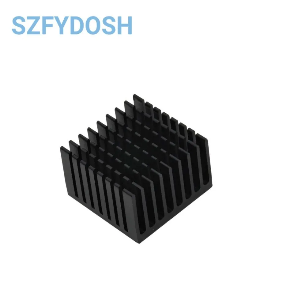 Electronic Heatsink Radiator Cooler Radiator 37X37X24MM High Quality Black Slot Heat Sink