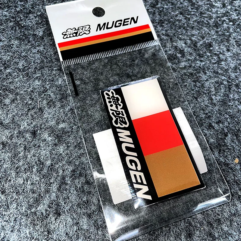 

JDM Mugen 3-Color Bar Sticker for Honda City Civic HRV Jazz GN2 GN5 Hatchback GM6 FB FC FE GD GE GK GK5 Tricolor
