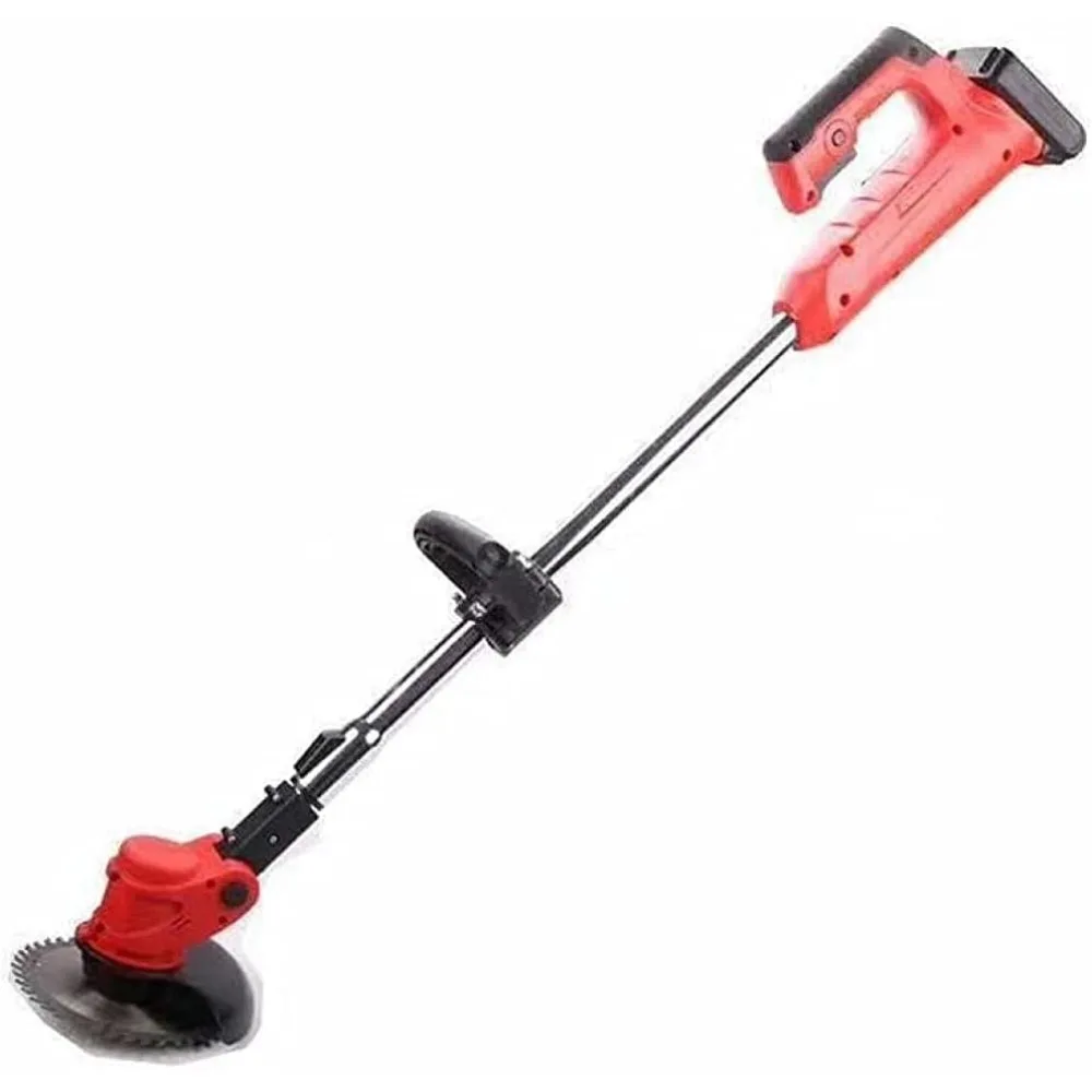 

Lithium-Ion Battery Powered 24V Rechargeable Lawn Mower and Compact Weed Trimmer for Home Use