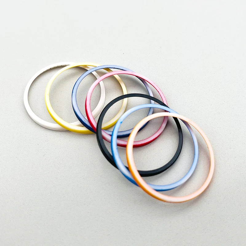 Anelli del capitolo dell'orologio in plastica da 30.5mm diametro interno 27.5mm adatto a Seiko SRPD SKX007 SKX009 SKX011 riparazione della cassa dell'orologio sostituire le parti