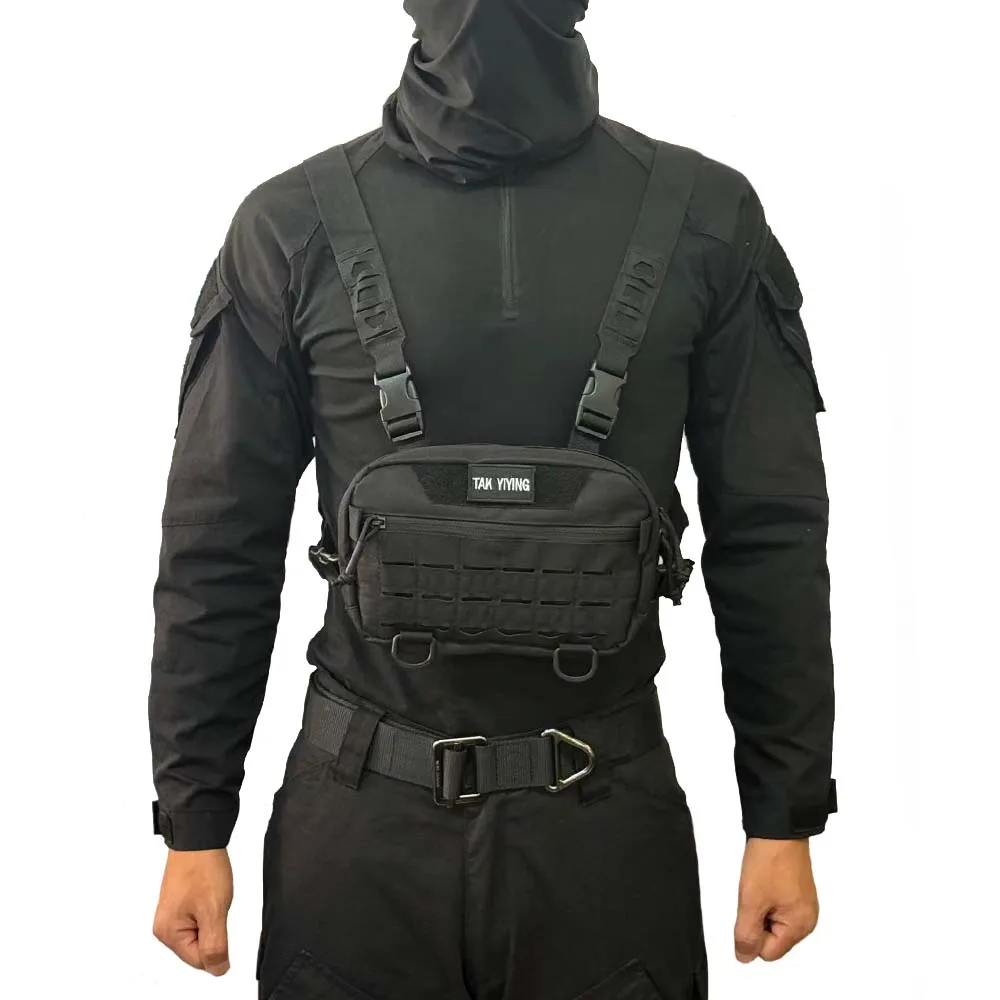 

Extended Shoulder Strap Lure Package Tactical Chest Bag Portable Sundries Waist Package Hunting Outdoor Sports Vest Bag