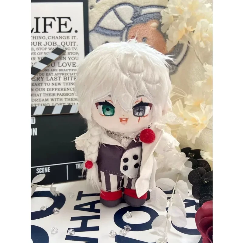 Peluche de Anime perros callejeros Bungou, disfraz de algodón, muñeca Gogol Nikolai de 20cm, bonito vestido, marionetas de juguete de peluche para chico y adulto coleccionable