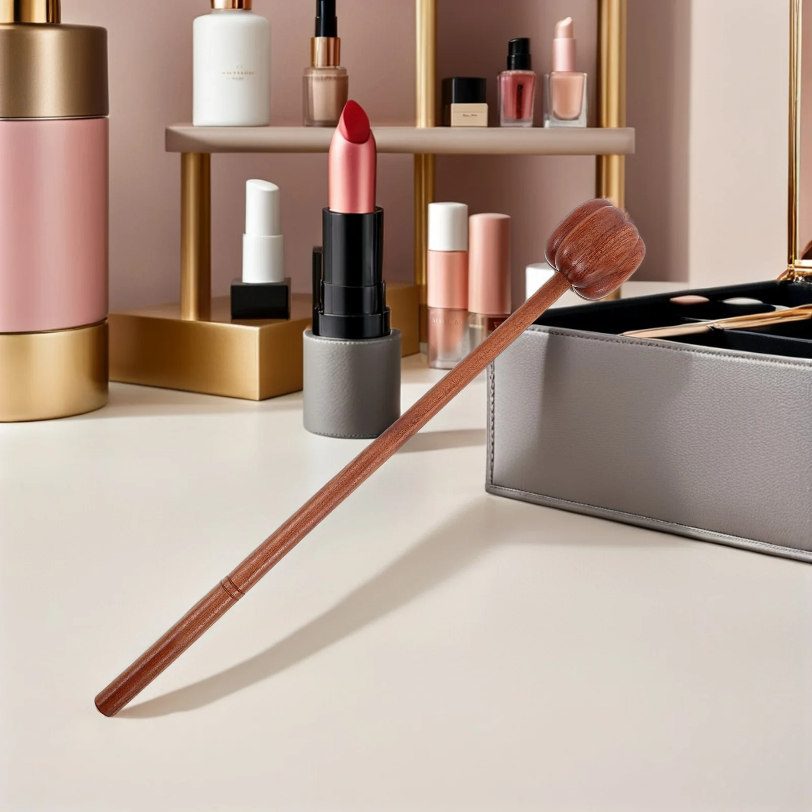 

Handheld Wood Massage Hammer - Natural Back Shoulder Massager with Comfortable Grip for Muscle Relief and Tension Release