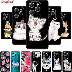For Tecno Pova 6 Neo Case Pova6 Neo Black Silicone Soft Phone Cases For Tecno Pova 6 Neo Back Cover Case 6Neo 6.78