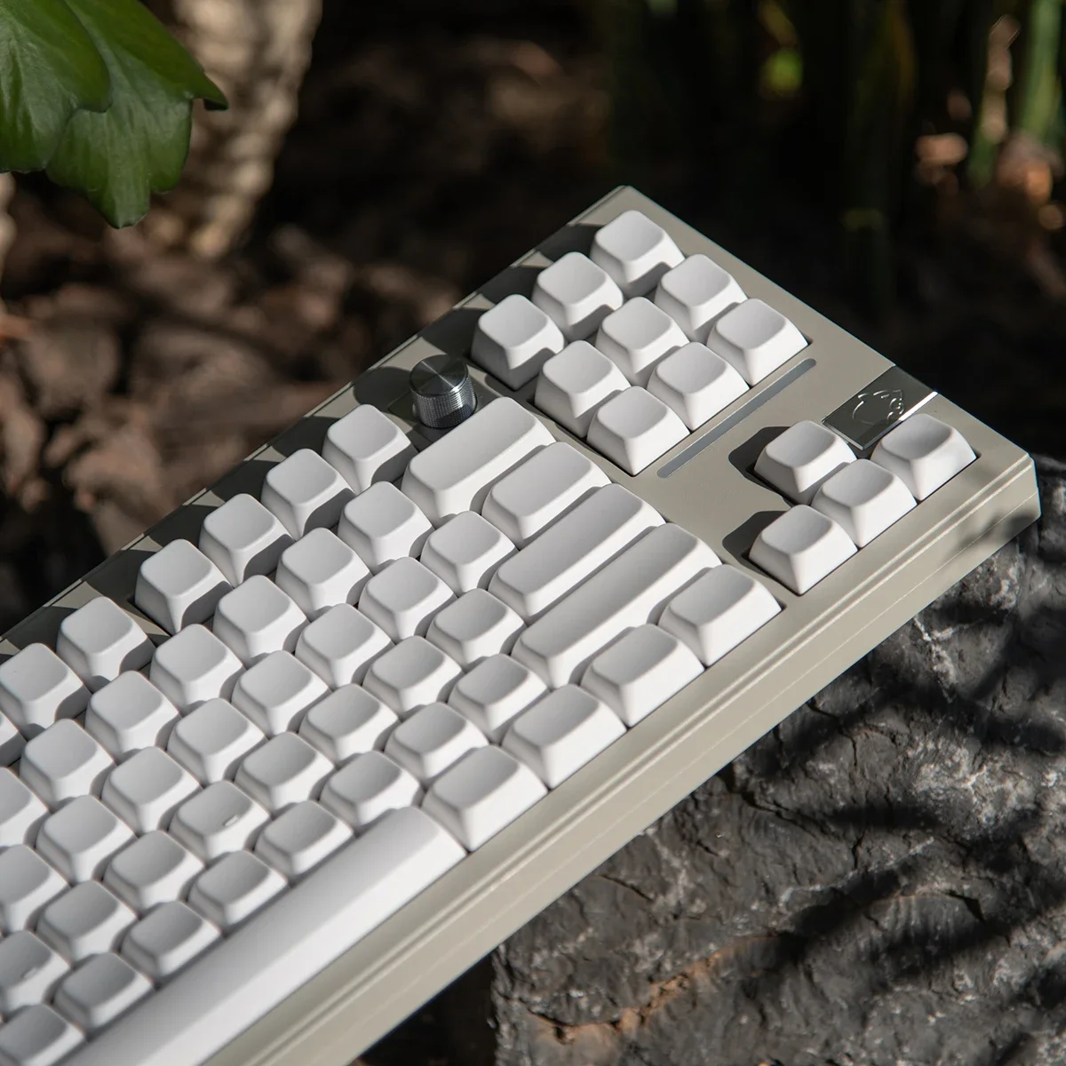 Imagem -02 - Simples Branco Keycaps Conjunto Completo de Teclado Keycaps Não Gravados Pbt Cereja Mda Soa Altamente Puro 152 Chave