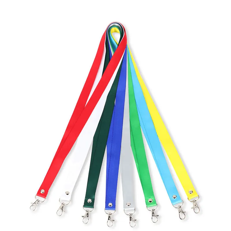 

10Pcs Badge Holder Keys Metal Clip Neck Strap Lanyard Safety Breakaway For Mobile Phone USB Holder ID Name