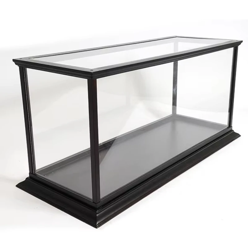 

High-quality handmade cedar wooden small display cabinet collection decoration