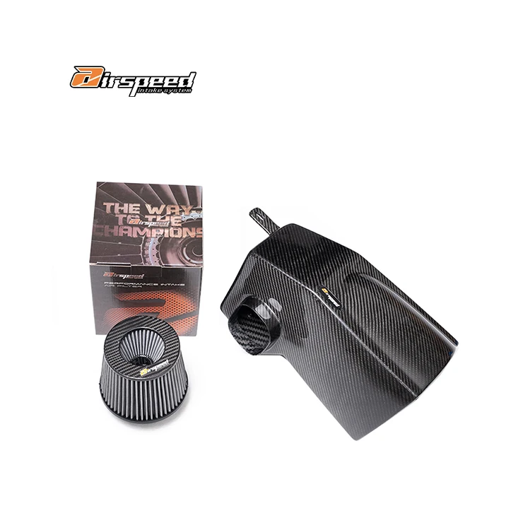 Airspeed Brand Latest Trend Customized Auto Accessories 3K Twill Carbon Fiber Cold Air Intake System For   Giulia 2.0T