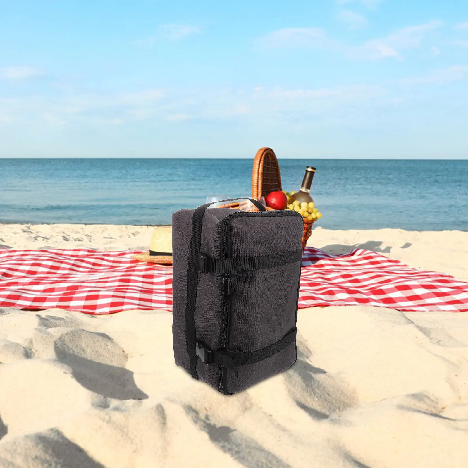 

Пляжная сумка-трансформер 2-в-1: вместительная, для активного отдыха, путешествий, кемпинга, пикников, портативная