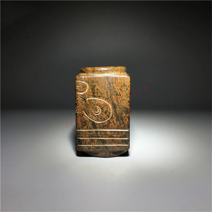 

Old jade Cong ornaments, Exquisite classical handicrafts small ornaments