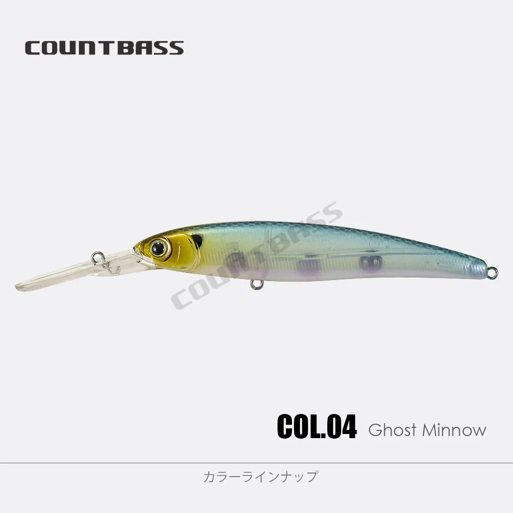 Countbass Floating Deep Diving Minnow 110mm 4-1/3" 14.5g 1/2 oz. Dive 3m Hardbaits Fishing Leurres Wobbler Lures