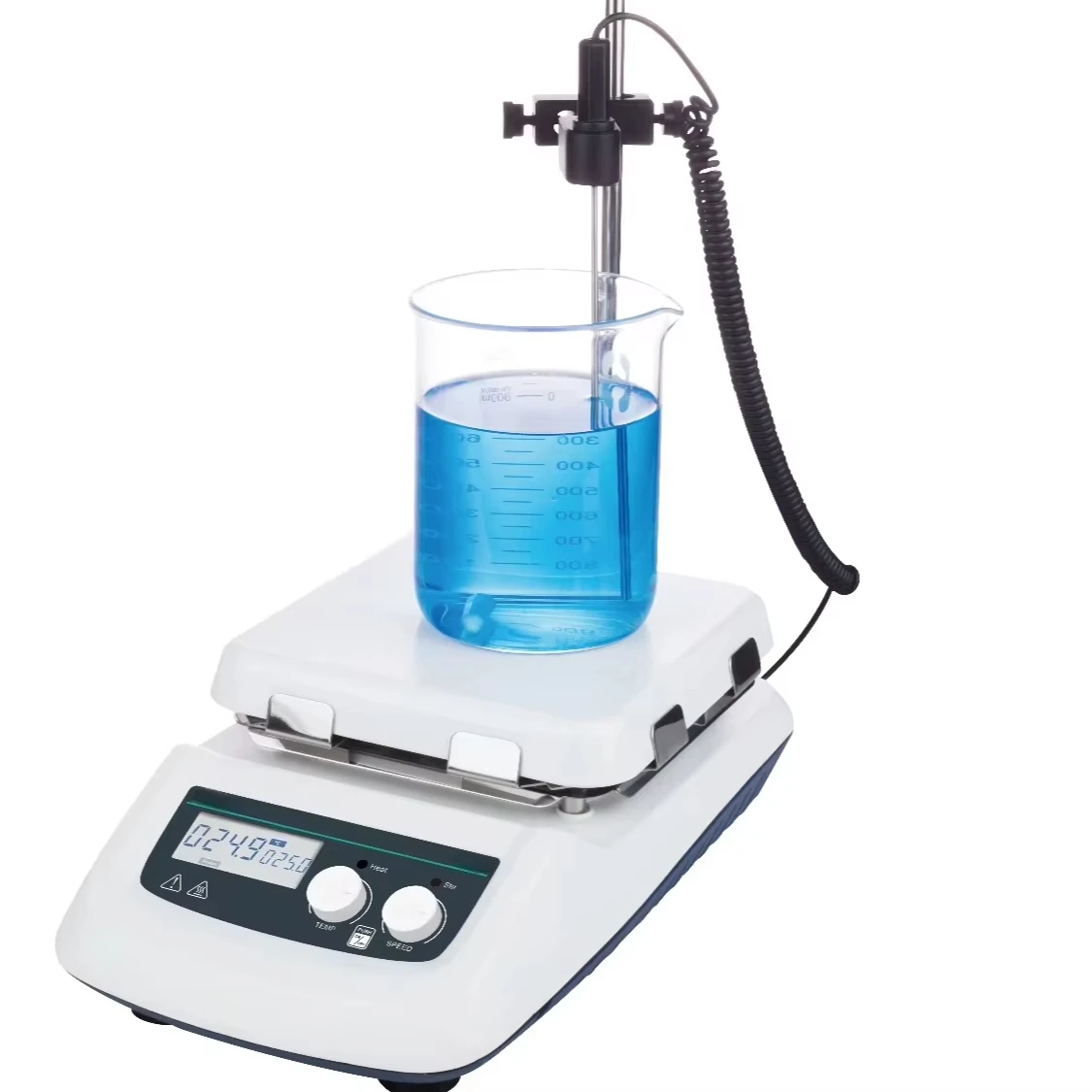 Heating Power 1000W   LED Digital Brushless  Magnetic Hotplate Stirrer 184x184mm Glass Working