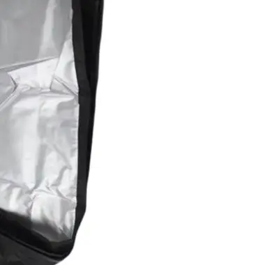 Waterproof Garden Rocking Chair Cover 420D Black Windproof Dustproof UV Protection Easy Clean Outdoor Furniture Protector