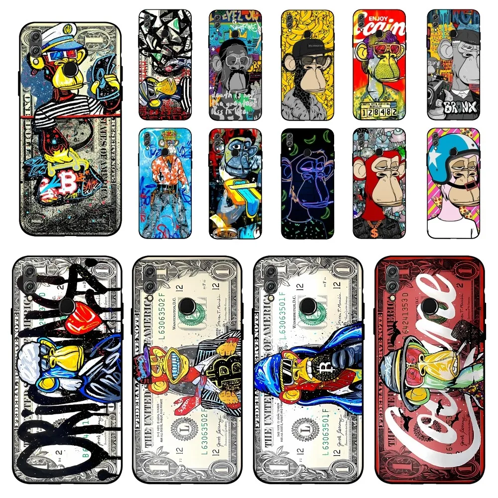 Телефонный чехол N-NFT Ape Club для Huawei Honor 10 lite 9 20 7A 9X 30 50 60 70 pro plus