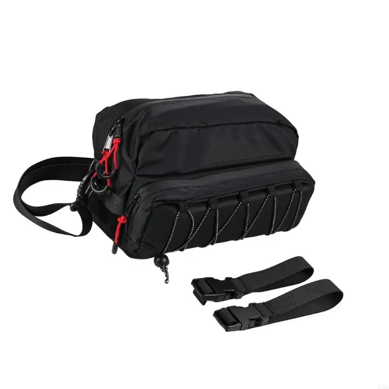 M76E Motorrad-Lenkertasche mit zwei Fächern für Arbeit und Besorgungen – Detail 3