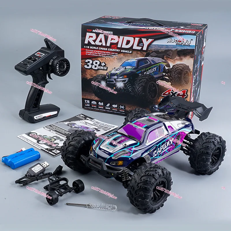 RC Remote Control Car Four-Wheel Drive Off-Road Vehicle Chargeable with Remote Control Car Bigfoot Speed Car Climbing