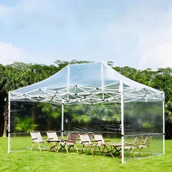 Sunshine Room Transparent Tent Surrounding Fabric for Sunshade Rain and Wind Protection Outdoor Picnic Garden Gathering