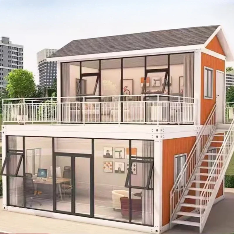 Quick-Assemble Mobile Container House - Prefab Turnover Living for Sites Tiny House Cabin Moblie Home Hot Sale