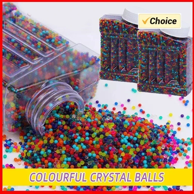 HOT50000PCS 워터 젤 볼 7-8MM 총 장난감 총알 액세서리 어린이 성인을위한 여름 야외 슈팅 놀이 물 스포츠 게임 장난감