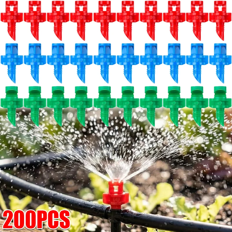90/180/360 °   Bewässerungs- und Sprühdüse für Mikrogärten, Rasen, Gewächshäuser und Blumen – Zerstäubender Bewässerungskopf