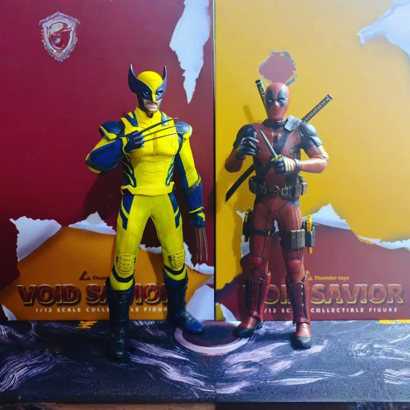 Spot Thunder Toys TD20232 Vacid Savior Deadpool Wolverine 1/12 escala muñeca móvil adorno de escritorio figura de acción coleccionable regalo