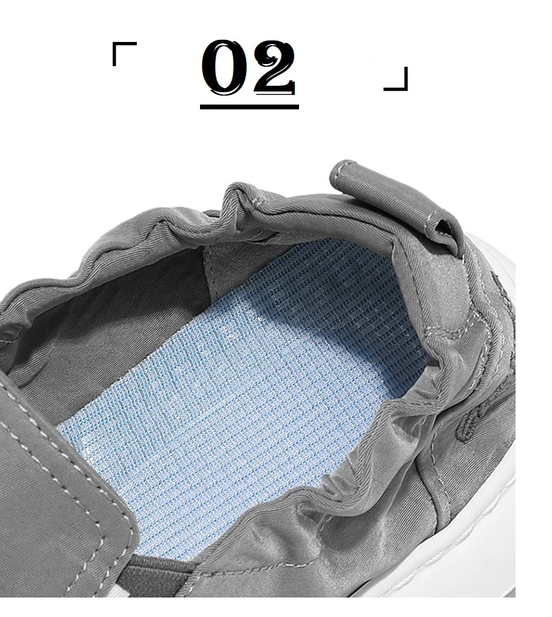 2025 신상 남성 여름 경량 캔버스 슬립온 로퍼 통기성 캐주얼 워킹 스니커즈 편안한 남성 트레이너