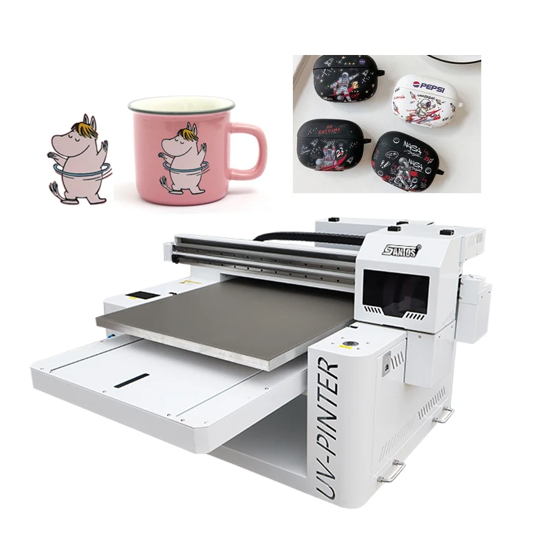 UV Roll-flat Printer All In One CMYK+W+V Automatic UV Inkjet Printer UV DTF Led Flatbed Printer