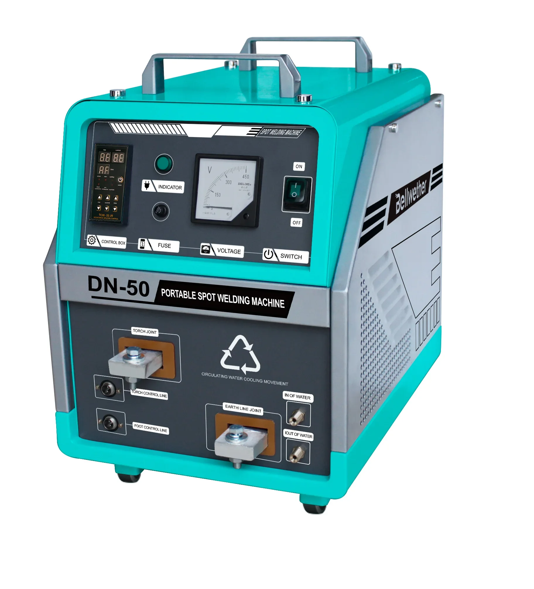 Point Welding Machine Industrial  Welding Equipment  Water-cooling  Origin Warranty 1 Year From Manufacture