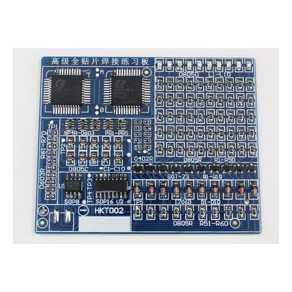 Avançado Full-Chip de solda Prática Board, peças, componentes eletrônicos, Kit DIY Produção